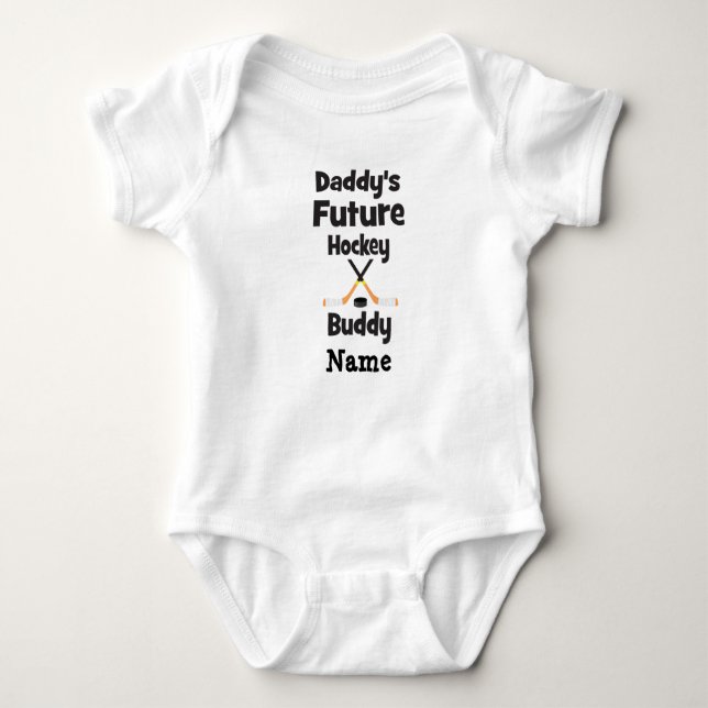 Pappor Future Hockey Buddy T Shirt (Framsida)