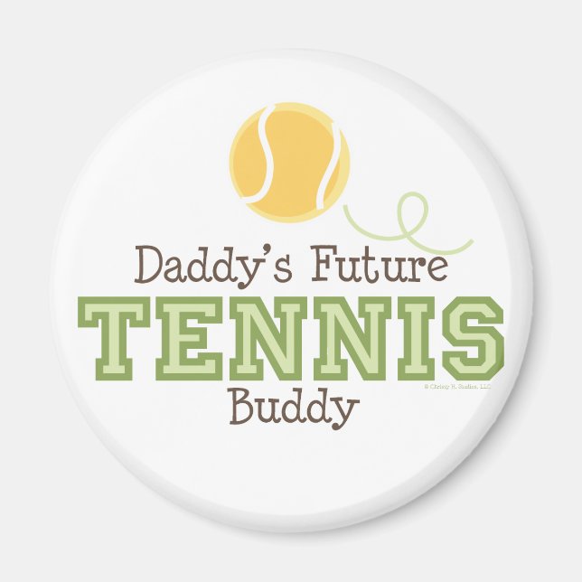 Pappor Future Tennis Buddy Magnet (Framsidan)