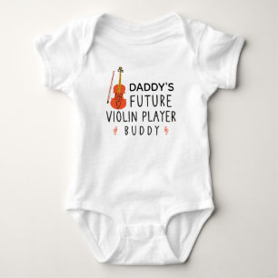 Pappor Future Violin Player Buddy Musician T Shirt