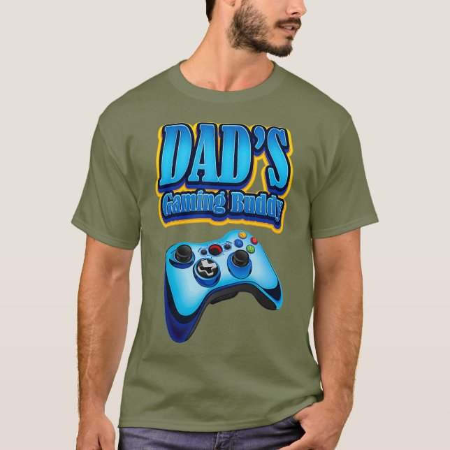 Pappor Gaming Buddy T Shirt (Framsida)