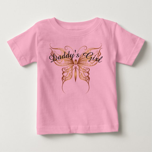 Pappor Girl Butterfly T-shirt (Framsida)