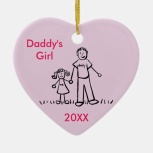 Pappor Girl Family Character Art Anpassningsbar Or Julgransprydnad Keramik