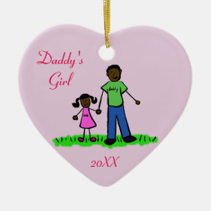 Pappor Girl Family Character Art Anpassningsbar Or Julgransprydnad Keramik
