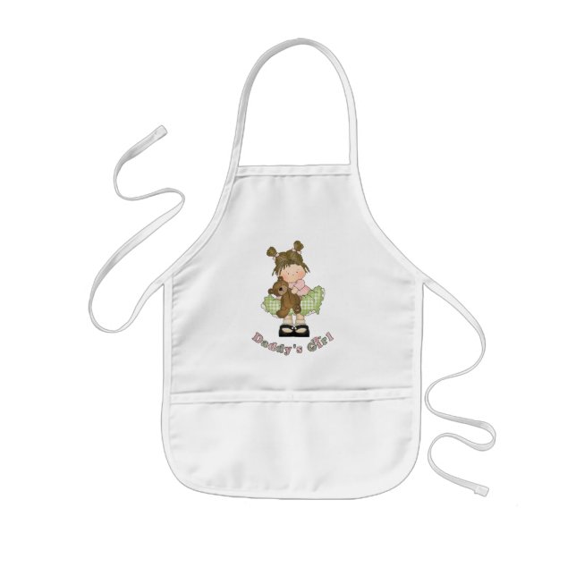 Pappor Girl Kids Apron Barnförkläde (Framsidan)