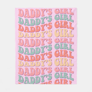 Pappor Girl Retro Rosa Fleecefilt