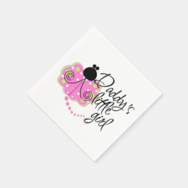 Pappor Girl Standard Cocktail Napkins Pappersservett