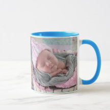 Pappor Girl Teal Coffee Mugg