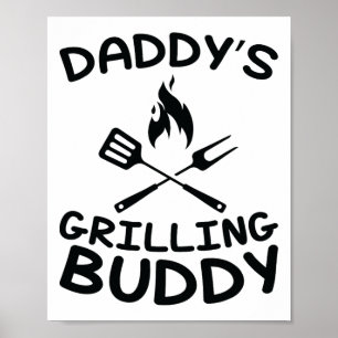 Pappor Grilling Buddy - Kids Bbq Poster