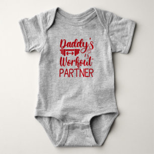 Pappor Gym Baby Grow Funny Workout Gifts T Shirt