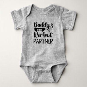 Pappor Gym Baby Grow Funny Workout Gifts T Shirt