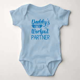 Pappor Gym Baby Grow Funny Workout Gifts T Shirt
