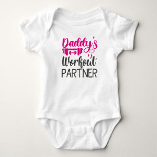 Pappor Gym Baby Grow Funny Workout Gifts T Shirt