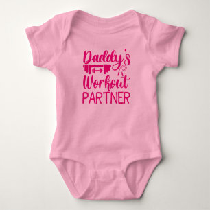 Pappor Gym Baby Grow Funny Workout Gifts T Shirt