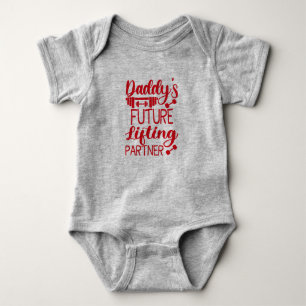 Pappor Gym Baby Grow Funny Workout Gifts T Shirt