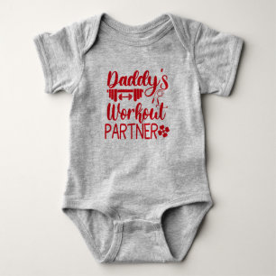 Pappor Gym Baby Grow Funny Workout Gifts T Shirt