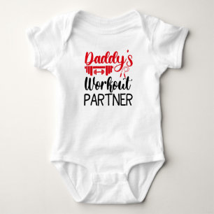 Pappor Gym Baby Grow Funny Workout Gifts T Shirt