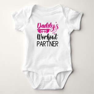 Pappor Gym Baby Grow Funny Workout Gifts T Shirt