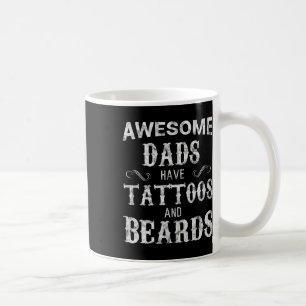 Pappor har tatueringar och bodar i Shirt Fars dag Kaffemugg