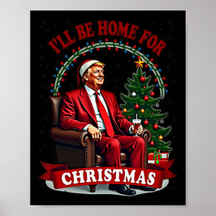 Pappor Hem jag kommer hem till julklapp Sitt Poster