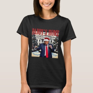 Pappor Hem Jul Edition Vita huset Trump D T Shirt