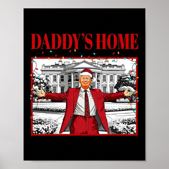 Pappor hem till jultomten, Julafton Poster (Framsidan)