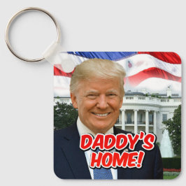 Pappor Hempresident Donald Trump 2024 Victory Nyckelring