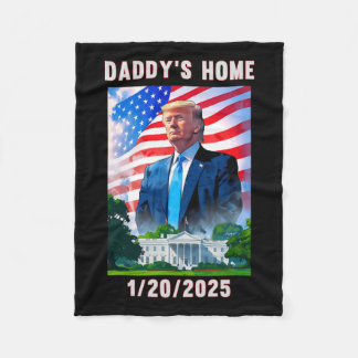 Pappor Home Donald Trump 2024 Fleecefilt