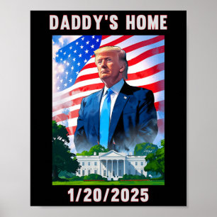 Pappor Home Donald Trump 2024 Poster