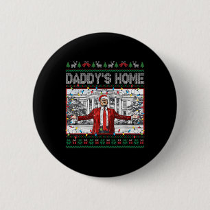 Pappor Home Funy Santa Trump God Jul Swea Knapp