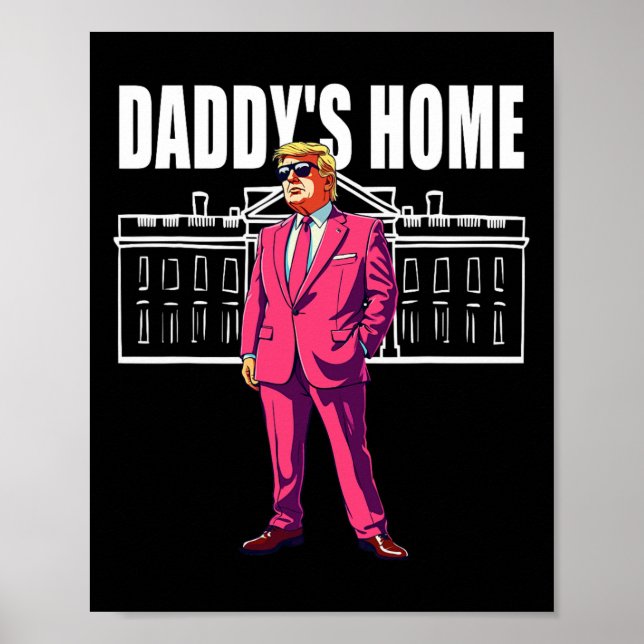 Pappor Home Trump 2024 Poster (Framsidan)