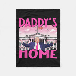 Pappor Home Trump 2024 White House Fleecefilt