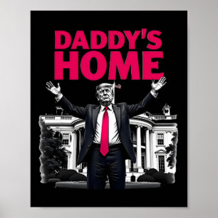 Pappor Home Trump 2024 White House Return Poster