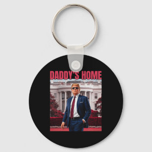 Pappor Home Trump Return 45 47 Funny Trump 2024 Nyckelring