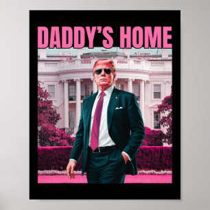 Pappor Home Trump Rosa 2024 America Ck 2024 Poster