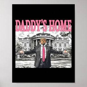 Pappor Home Trump Shirt Women Manar Kids Trump Mer Poster