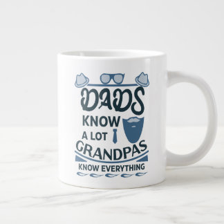 Pappor Know A Lot, farfar vet allt Jumbo Mugg