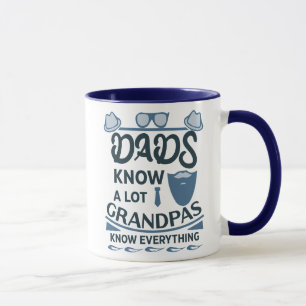 Pappor Know A Lot, farfar vet allt Mugg