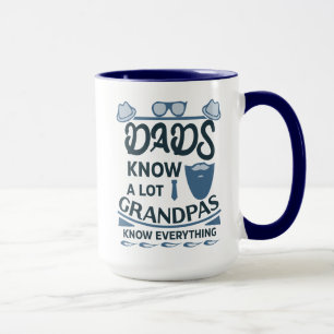 Pappor Know A Lot, farfar vet allt Mugg