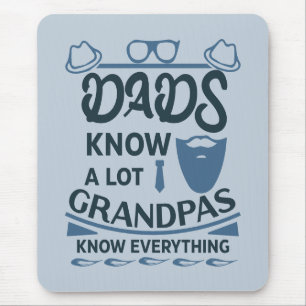 Pappor Know A Lot, farfar vet allt Musmatta