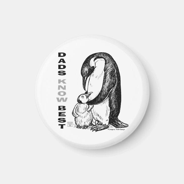 Pappor Know Best Magnet (Framsidan)