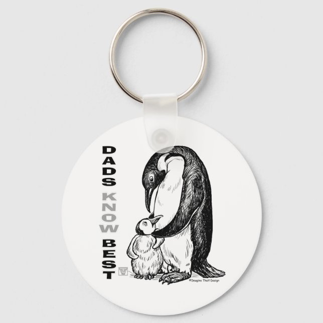 Pappor Know Best Nyckelring (Framsida)