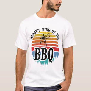 Pappor Kung i Bbq-finalen BBQ Grilling Gift T Shirt