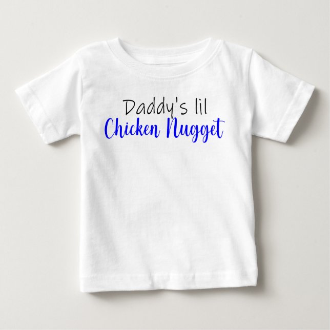 Pappor lil Chicken Nugget T Shirt (Framsida)