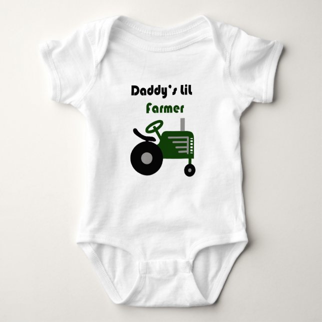 Pappor Lil Farmer T-shirt (Framsida)
