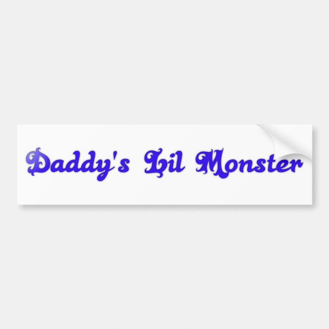 pappor lil monster bildekal (Framsidan)