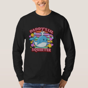 Pappor Lil Squirter Whale InLämplig Funny Adu T Shirt