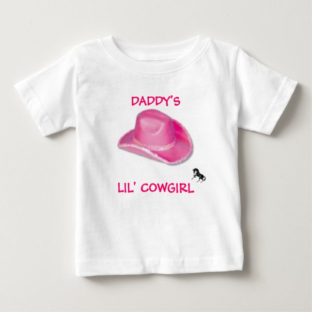 PAPPOR LIL'COWGIRL TEE SHIRT (Framsida)