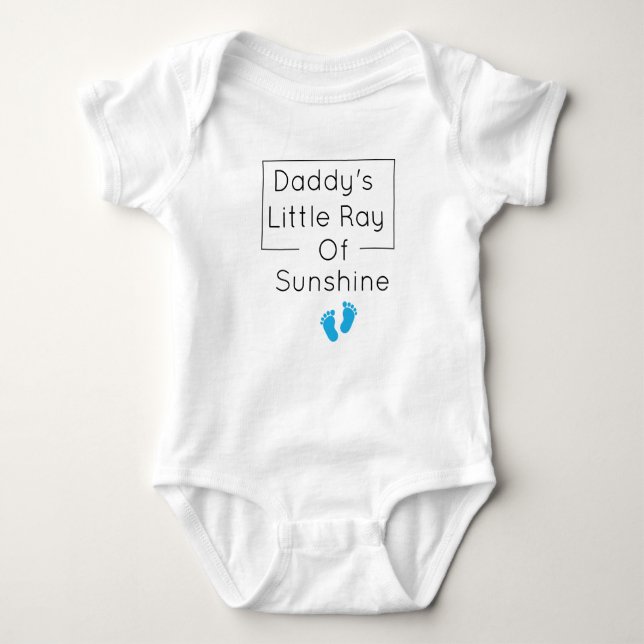 pappor lilla solstråle, pappa Baby Gift T Shirt (Framsida)