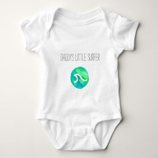 Pappor Lilla Surfa T Shirt (Framsida)
