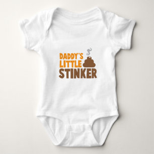 Pappor lille STINKER med söt poo Tee
